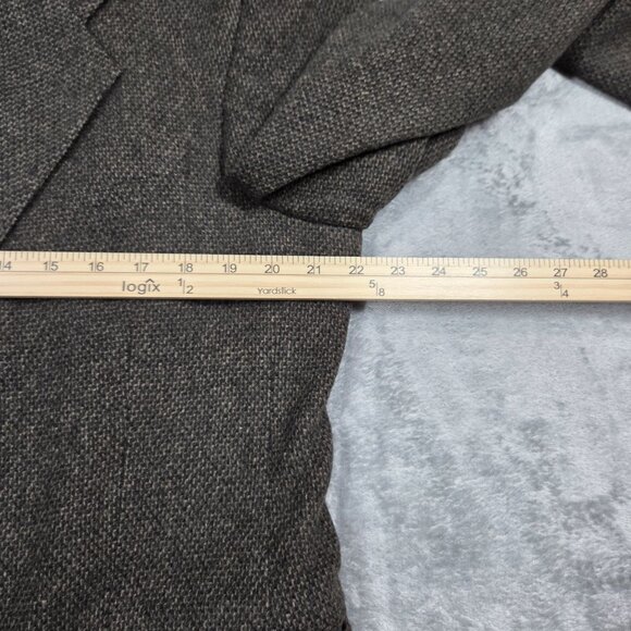 Bill Robinson Sport Coat 42S Green Tweed Wool Camel Hair Blend Blazer Jacket - Picture 10 of 13